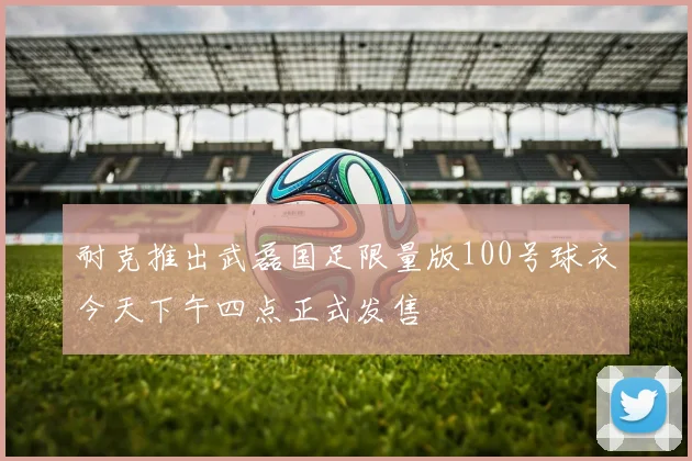 耐克推出武磊国足限量版100号球衣今天下午四点正式发售